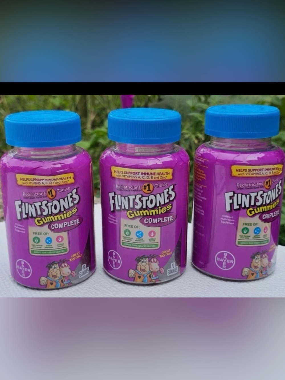 Flintstones - 3-PACKS 70 ct Gummies Complete Multivitamins Mixed Fruit 210 Total